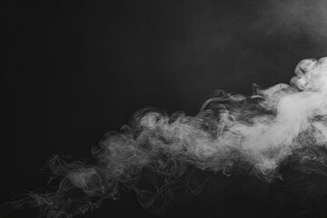 Smoke steam background, smoking vapour trails backdrop, dark backgrounds smoky graphic resource illustration, generated ai