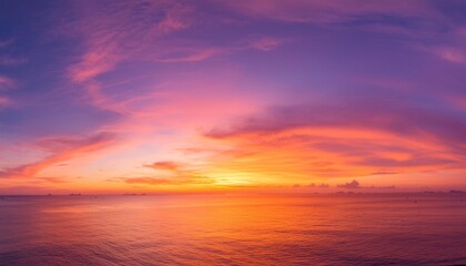 Obraz premium sunset over the sea