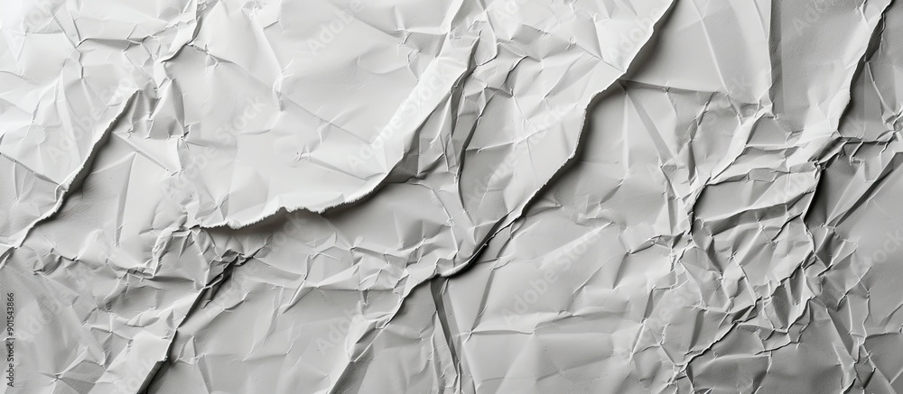 Poster textured white paper with creases and wrinkles for a grungy background, perfect for showcasing conte