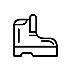 mountain boots icon design