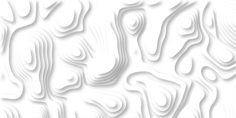 Abstract design with black and white abstract papercut and multi-layer cutout geometric pattern on vector Topographic canyon geometric map relief texture with curved layers beautiful design.