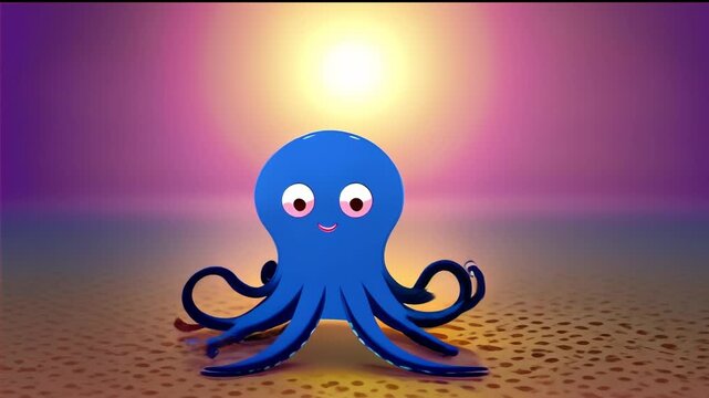 octopus illustration ,generative ai