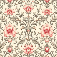 seamless pattern with flowers
