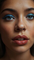 close up portrait of a woman