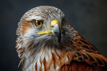 Obraz premium Bird of prey buzzard animal beak.