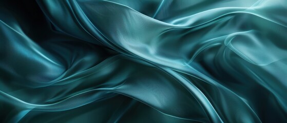 Obraz premium Abstract Blue Green Background with Gradient Effect