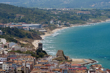 View of Sinop city and Black Sea