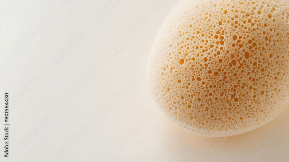 Poster abstract background of even yellow foam bubbles creating an interesting texture