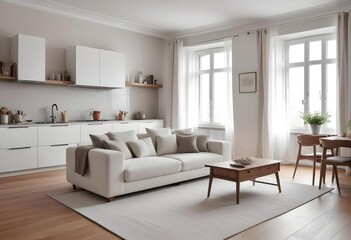 Fototapeta premium Italian Living Room Interior