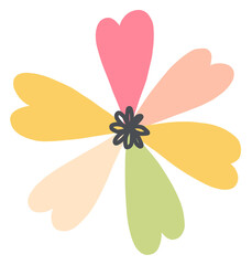 lily flowers illustration dove of peace