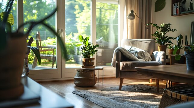 Cozy and Supportive Living Room Design for Elderly Home Comfort and Accessibility