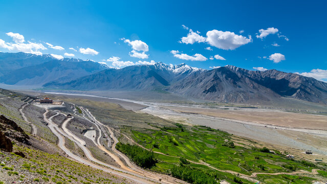 Karsha Monastery or Karsha Gompa is a Buddhist monastery in the Padum Valley of the Zanskar Valley region of Ladakh, India