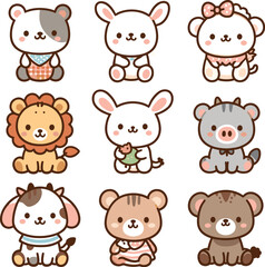 Cute Animals Set 2