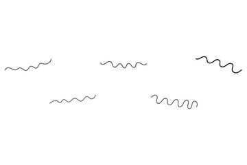 Decorative organic line design set