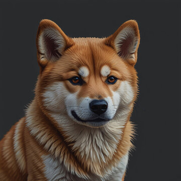 Charming 128-Bit Pixel Art of a Shiba Inu, Capturing the Playful Spirit of This Beloved Dog in Vibrant, Retro Style