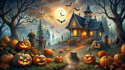 Fototapeta premium Halloween 