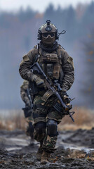 Fototapeta premium Soldier