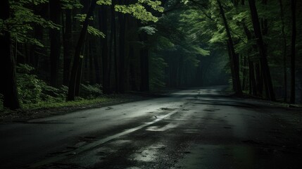 Obraz premium night in the forest