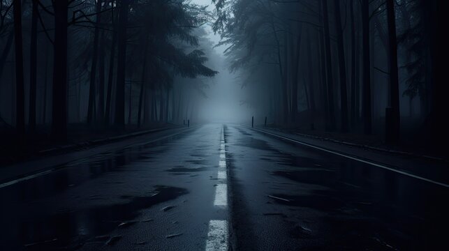 road in the forest