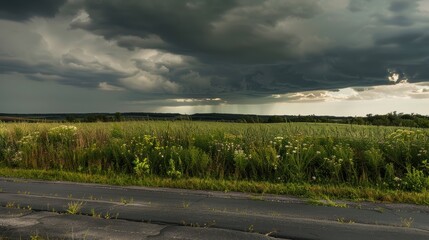 Fototapeta premium Dramatic storm sky