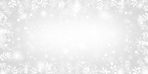 christmas background with snowflakes