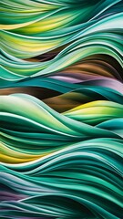 Abstract flowing of nature pattern lines texture color background.exotic wallpaper in painting style.wavy wave art shape