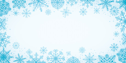 christmas background with snowflakes