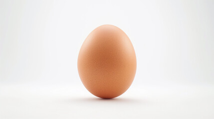 Chicken egg isolated on white background.World Egg Day.