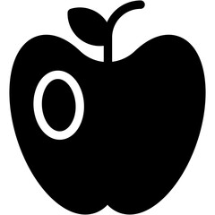 apple, fruit, vegan, health, vitamin Icon