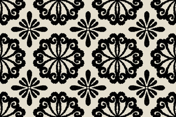 Motifs Japanese boho paisley Floral Ikat pattern embroidery. Ethnic ikat floral Ethnic Indian Pattern Ikat pattern Ethnic Pattern. indian floral Aztec embroidery seamless patterns
