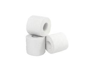 toilet paper isolated 