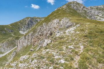Majestic summer day in the Durmitor National park. Village Zabljak, Montenegro, Balkans, Europe. Scenic image of popular travel destination. Discover the beauty of earth. Hiking nature destination