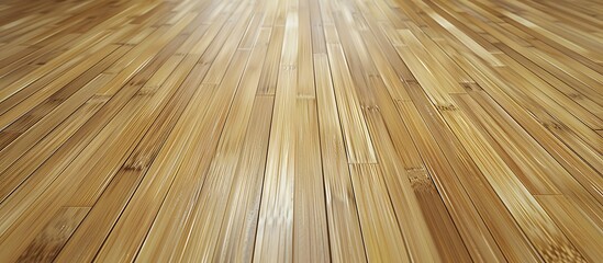 A detailed view of a bamboo flooring installation, showcasing the elegant and durable qualities of bamboo as a sustainable building material.
