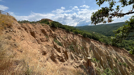 The Stob Pyramids located in the western part of the Rila Mountain rock formations, known as hoodoos
