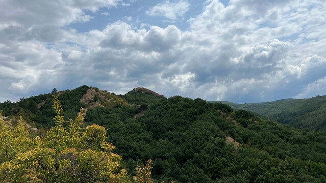 The Stob Pyramids located in the western part of the Rila Mountain rock formations, known as hoodoos