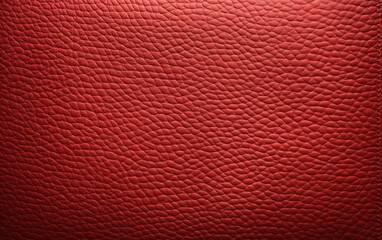 Fototapeta premium Close-up of textured red leather surface. Detailed pattern, rich color, and elegant design for backgrounds, materials, and fashion concepts.