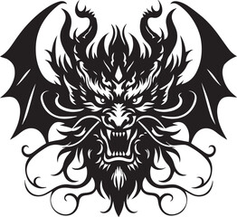 Obraz premium Dragon vector illustration