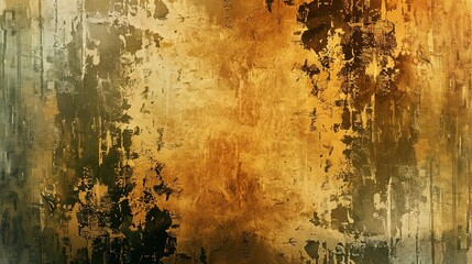 Obraz premium Rustic Gold and Black Grunge Texture Background
