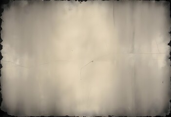 Antique ivory toned old paper background with prominent worn and distressed details