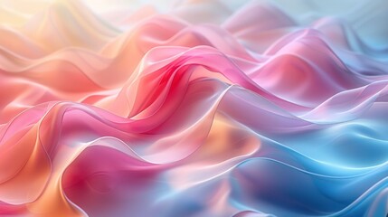 Obraz premium Abstract background with soft gradients of pastel colors.