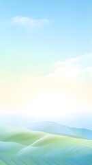 Obraz premium landscape with sky and clouds