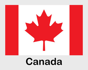 Canada national flag. Banner, state symbol, flagpole.