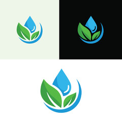 simple modern Agriculture logo design vector, plant care in agriculture