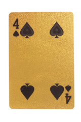 Gambling Card 4 isolated on white background