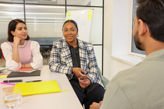 Businesswomen at interview�