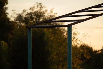 Fototapeta premium sunset playground