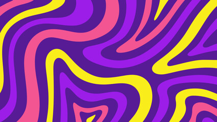 abstract colorful background with waves seamless pattern