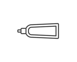 Vector icons of beauty, cosmetics and care. Bottle, jar, shower gel, face cream, body lotion, spray, ointment, paste.