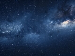 Breathtaking Night Sky Filled with Twinkling Stars and Milky Way for Serene Wallpaper or Background
