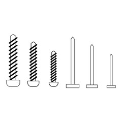 Stock vector illustration isolated icons building tools repair, construction buildings, drill, hammer, screwdriver, saw, file, putty knife, ruler, helmet, roller, brush, tool box, kit flat styleEps 10